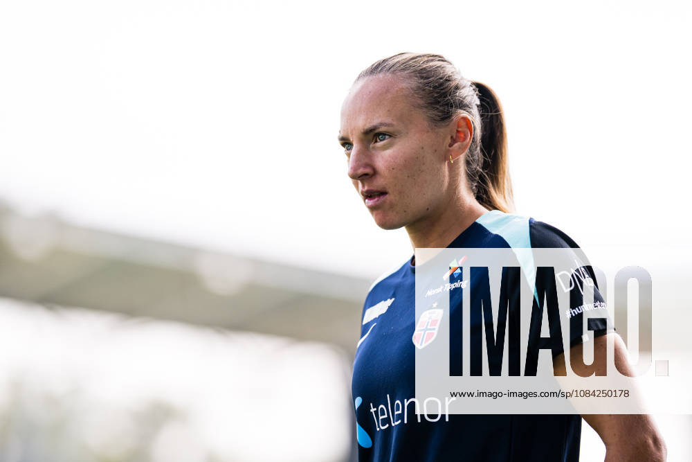 Marit Bratberg Lund of the Norwegian women’s national soccer team during a training session on October 8, 2026 in Bucharest. Photo by Marius Simensen, BILDBYRAN. Cop 238 bbeng women FIFA Women’s World Cup qualifier soccer football Norway practice training