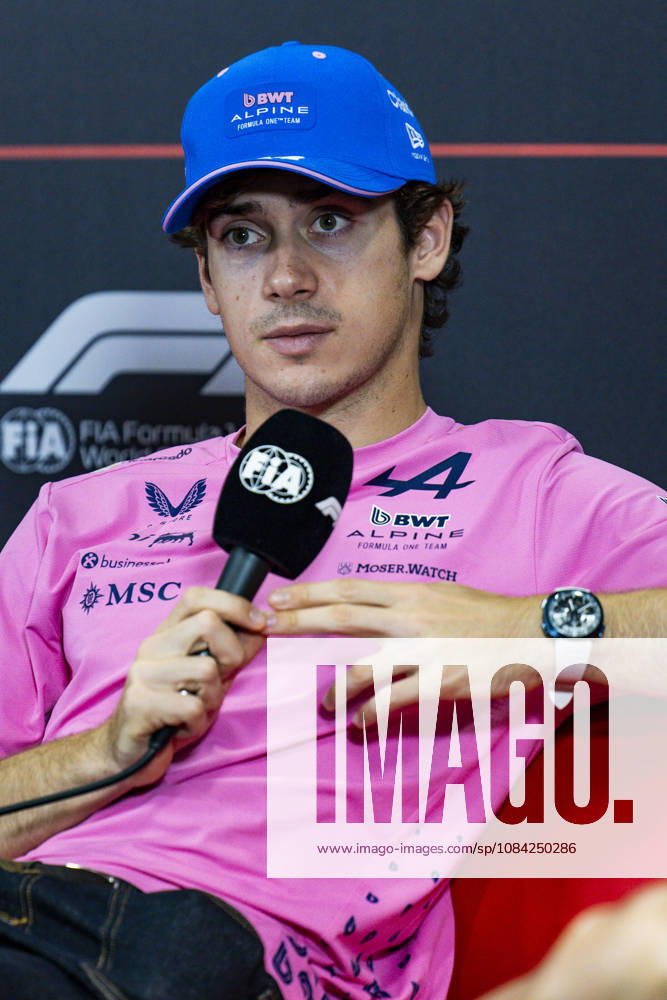 F1 - SINGAPORE GRAND PRIX 2026 COLAPINTO Franco (arg), Alpine F1 Team A526, portrait, pre-event press conference, PK, Pressekonferenz during the 2026 Formula 1 Singapore Grand Prix, 17th round of the 2026 Formula One World Championship, WM, Weltmeisterschaft from October 9 to 11, 2026 on the Marina Bay Street Circuit, in Singapore, Singapore - SingaporeSingapore