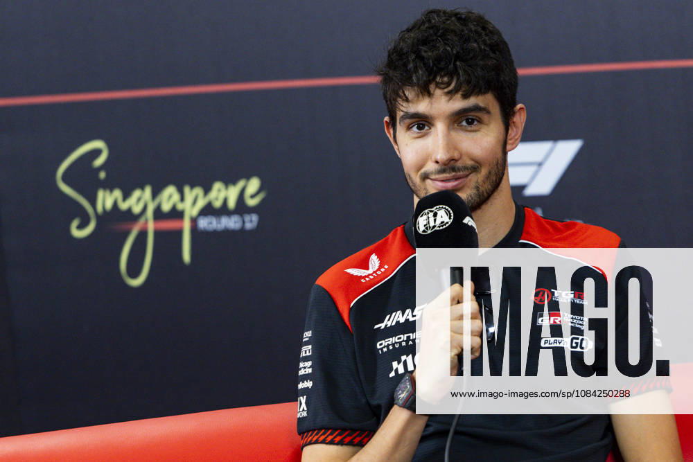 F1 - SINGAPORE GRAND PRIX 2026 OCON Esteban (fra), TGR Haas F1 Team VF-26, portrait, pre-event press conference, PK, Pressekonferenz during the 2026 Formula 1 Singapore Grand Prix, 17th round of the 2026 Formula One World Championship, WM, Weltmeisterschaft from October 9 to 11, 2026 on the Marina Bay Street Circuit, in Singapore, Singapore - SingaporeSingapore