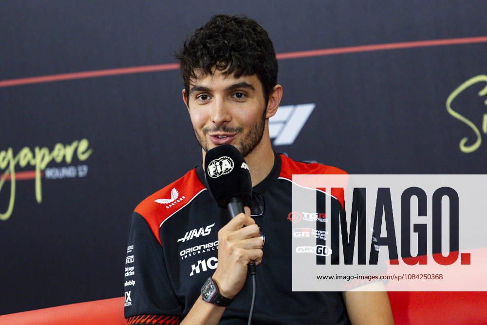 F1 - SINGAPORE GRAND PRIX 2026 OCON Esteban (fra), TGR Haas F1 Team VF-26, portrait, pre-event press conference, PK, Pressekonferenz during the 2026 Formula 1 Singapore Grand Prix, 17th round of the 2026 Formula One World Championship, WM, Weltmeisterschaft from October 9 to 11, 2026 on the Marina Bay Street Circuit, in Singapore, Singapore - SingaporeSingapore