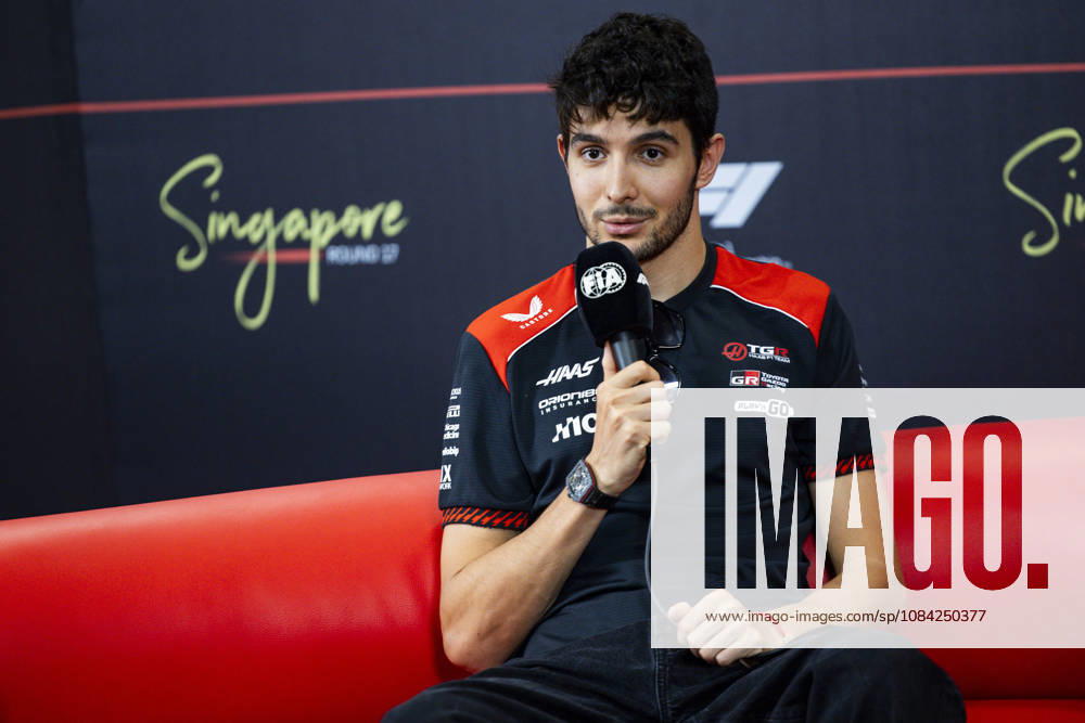 F1 - SINGAPORE GRAND PRIX 2026 OCON Esteban (fra), TGR Haas F1 Team VF-26, portrait, pre-event press conference, PK, Pressekonferenz during the 2026 Formula 1 Singapore Grand Prix, 17th round of the 2026 Formula One World Championship, WM, Weltmeisterschaft from October 9 to 11, 2026 on the Marina Bay Street Circuit, in Singapore, Singapore - SingaporeSingapore