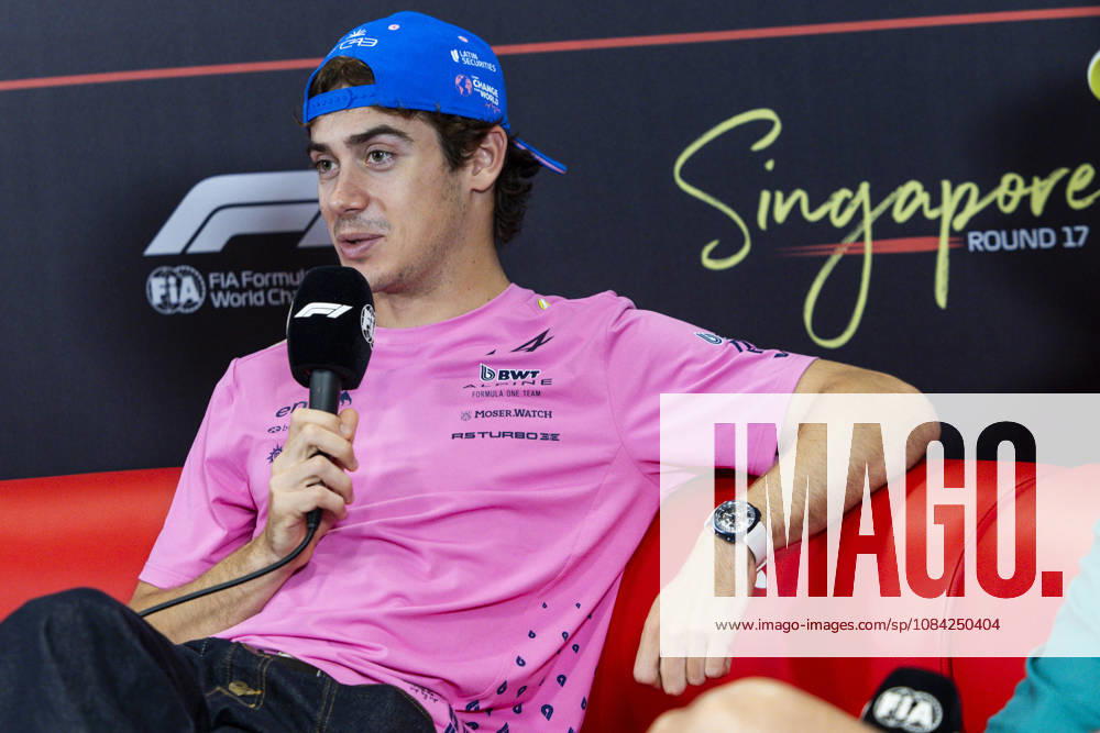 F1 - SINGAPORE GRAND PRIX 2026 COLAPINTO Franco (arg), Alpine F1 Team A526, portrait, pre-event press conference, PK, Pressekonferenz during the 2026 Formula 1 Singapore Grand Prix, 17th round of the 2026 Formula One World Championship, WM, Weltmeisterschaft from October 9 to 11, 2026 on the Marina Bay Street Circuit, in Singapore, Singapore - SingaporeSingapore