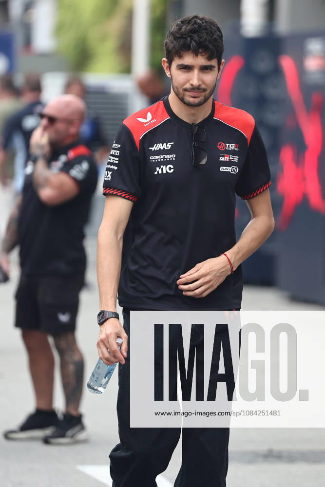 F1 Singapore Grand Prix 2026 Previews Esteban Ocon of Haas ahead of the Formula 1 Singapore Grand Prix at Marina Bay Street Circuit in Singapore on October 8, 2026. Singapore Singapore