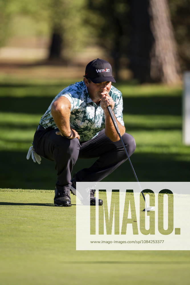 Open de Espana presented by Madrid - Day One MADRID, SPAIN - OCTOBER 8: Patrick Reed of United States studies the terrain before taking his shot on day one of the Open de Espana presented by Madrid at Club de Campo Villa de Madrid on October 8, 2026 in Madrid, Spain. Madrid Club de Campo Villa de Madrid Madrid Spain