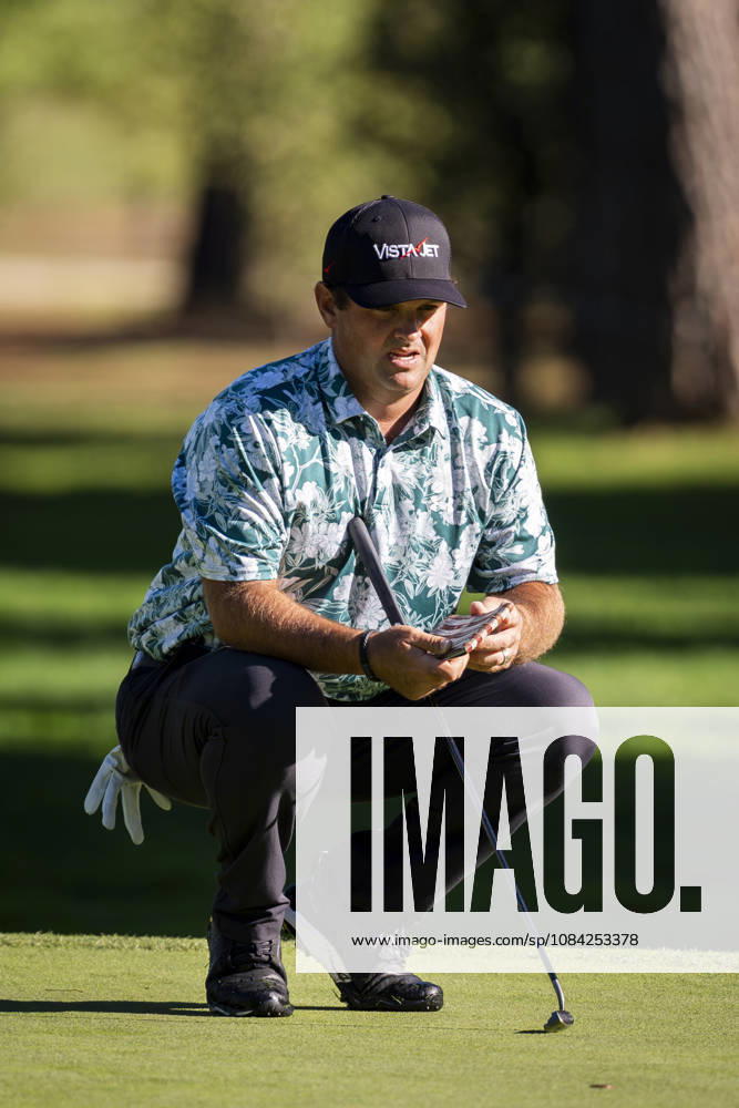 Open de Espana presented by Madrid - Day One MADRID, SPAIN - OCTOBER 8: Patrick Reed of United States studies the terrain before taking his shot on day one of the Open de Espana presented by Madrid at Club de Campo Villa de Madrid on October 8, 2026 in Madrid, Spain. Madrid Club de Campo Villa de Madrid Madrid Spain