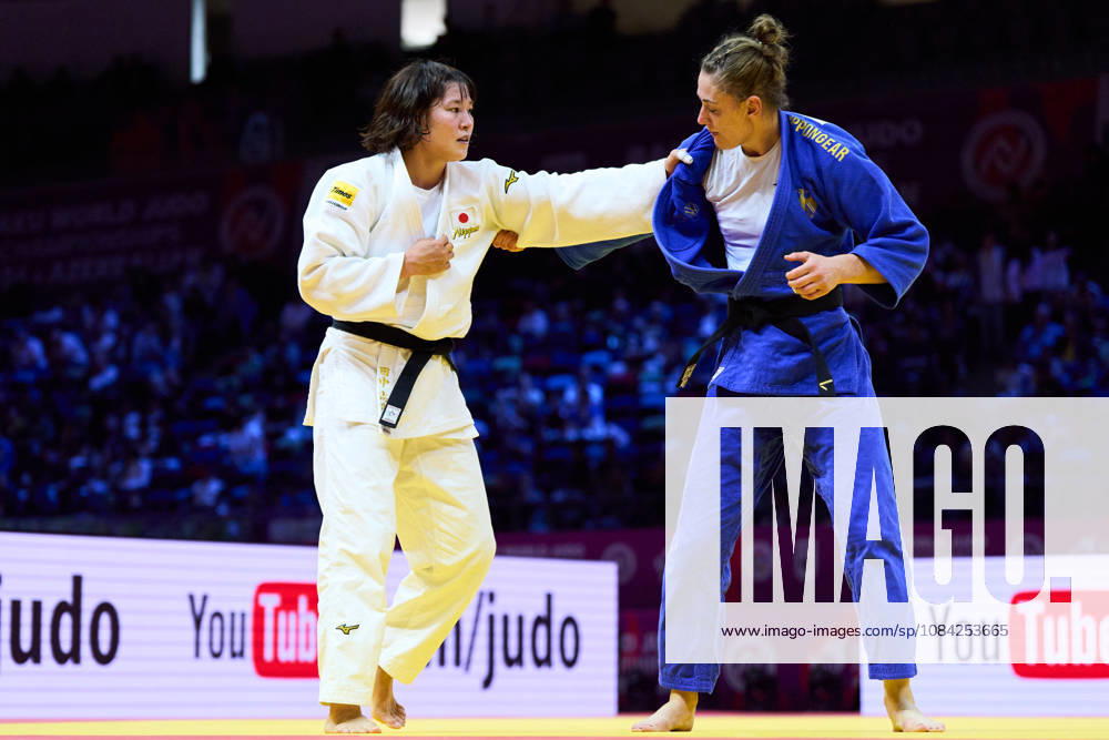 (L-R) Shiho Tanaka (JPN), Scoccimarro Giovanna (GER), OCTOBER 8, 2026 -Judo : World Judo Championships BAKU2026 Women s -70kg3rd Round match at National Gymnastics Arena in Baku, Azerbaijan. aflo_354298654 KenxAsakurax