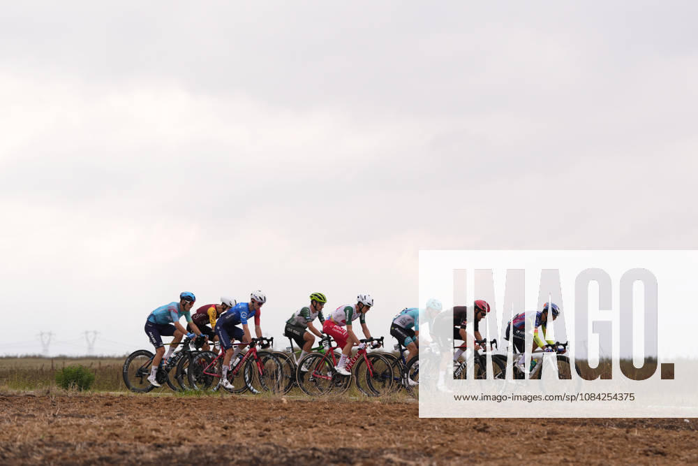 The pack rides during the 110th edition of the Gran Piemonte 2026 a 185 km one day race from Asti to Bra on October 08, 2026, Italy.