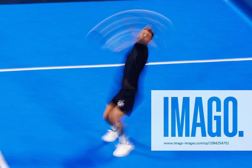 DÜSSELDORF, GERMANY - 8 OCTOBER 2026: Image shows a feature of padel player Gonzalo Alfonso (ARG) motion blured during CUPRA Germany Premier Padel P2 2026 Day 5: Round of 16 at CASTELLO Düsseldorf on 8 10 2026 in Düsseldorf, Germany. Germany