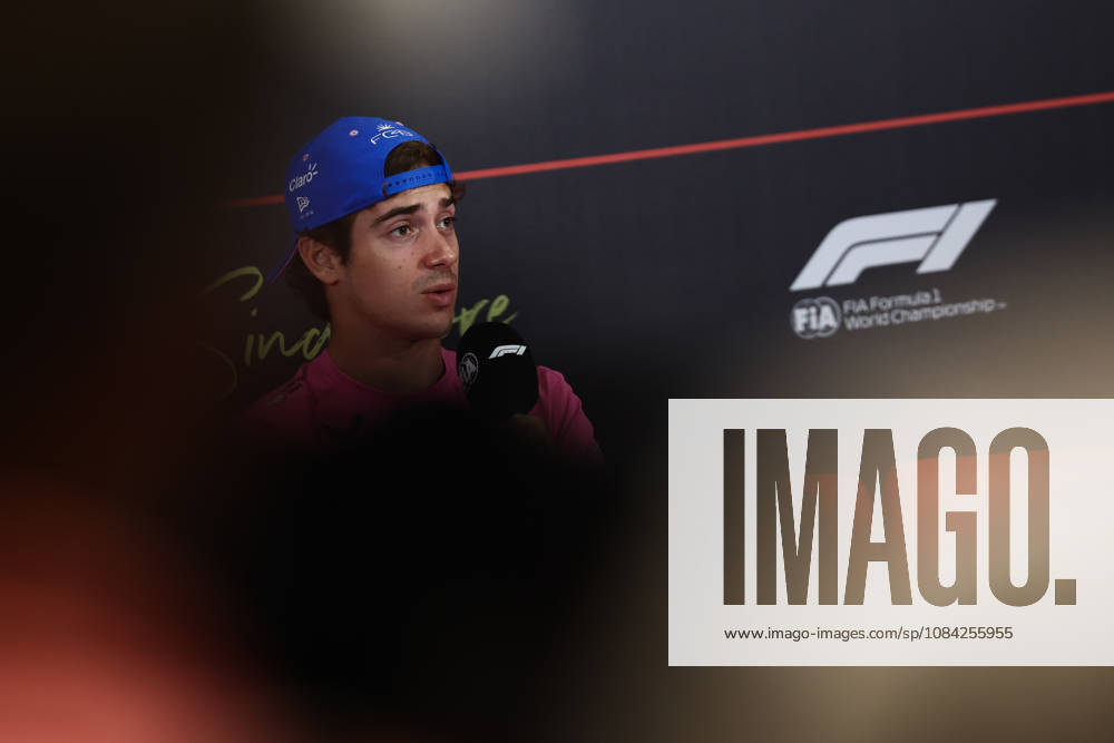 F1 Singapore Grand Prix 2026 Previews Franco Colapinto of Alpine during the press conference, PK, Pressekonferenz ahead of the Formula 1 Singapore Grand Prix at Marina Bay Street Circuit in Singapore on October 8, 2026. Singapore Singapore