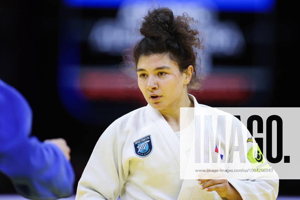 AZERBAIJAN, BAKU - OCTOBER 8, 2026: Madina Taimazova of Russia is pictured during a -70 kg bout against Aleksandra Andric of Serbia as part of the 2026 World Judo Championships at the National Gymnastics Arena 2026 World Judo Championships In Baku - ZUMAt113 20261008_zaa_t113_497