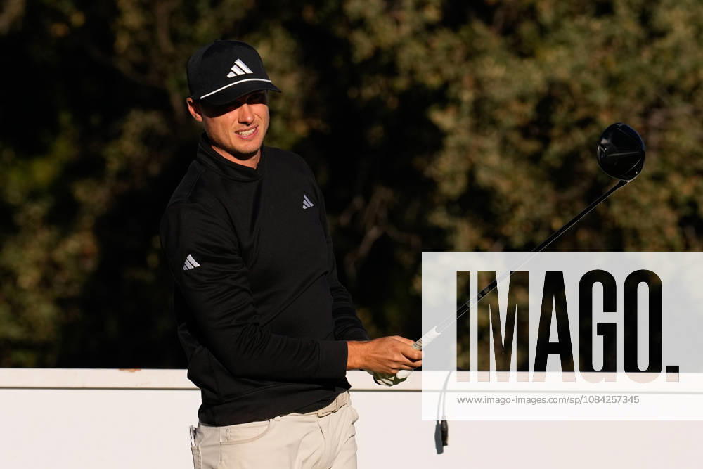 Ludvig Aberg of Sweden during the Open de EspaoÂ±a 2026 presented by Madrid, R1, golf tournament of DP World Tour at Club de Campo Villa de Madrid on October 08, 2026, in Madrid, Spain. Madrid Spain - ZUMAa181 20261008_zaa_a181_064