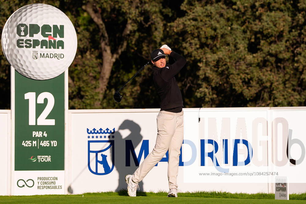 Ludvig Aberg of Sweden during the Open de Espao±a 2026 presented by Madrid, R1, golf tournament of DP World Tour at Club de Campo Villa de Madrid on October 08, 2026, in Madrid, Spain. Madrid Spain - ZUMAa181 20261008_zaa_a181_084