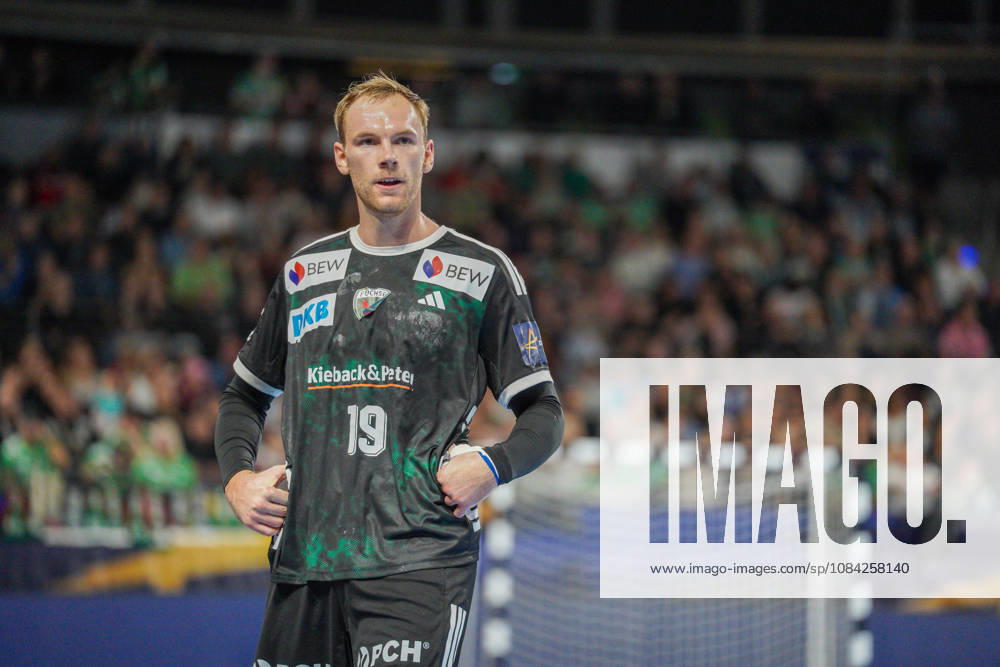 Pictured: Mathias Gidsel, Füchse Berlin, August 10, 2026, Füchse Berlin vs. FC Porto, EHF Handball Champions League, 2026–27 season, Max Schmeling Halle