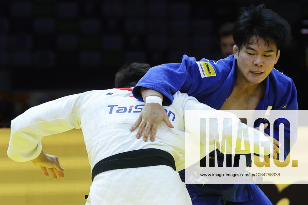 AZERBAIJAN, BAKU - OCTOBER 8, 2026: Sanshiro Murao (L) of Japan and Goki Tajima of Japan compete in their -90 kg bout as part of the 2026 World Judo Championships at the National Gymnastics Arena 2026 World Judo Championships In Baku - ZUMAt113 20261008_zaa_t113_640