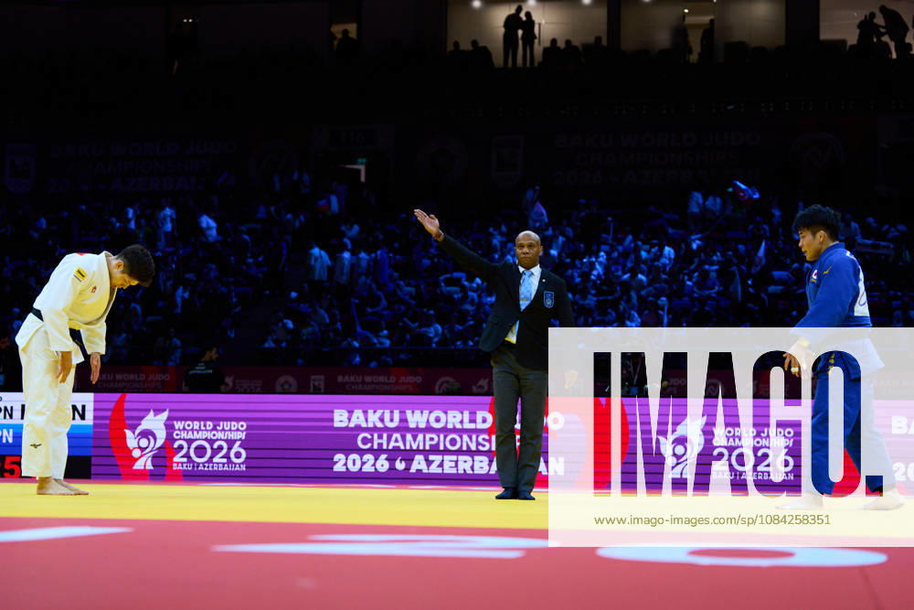 (L-R) Sanshiro Murao (JPN), Goki Tajima (JPN), OCTOBER 8, 2026 -Judo : World Judo Championships BAKU2026 Mens -90kgFinal match at National Gymnastics Arena in Baku, Azerbaijan. aflo_354330809 KenxAsakurax
