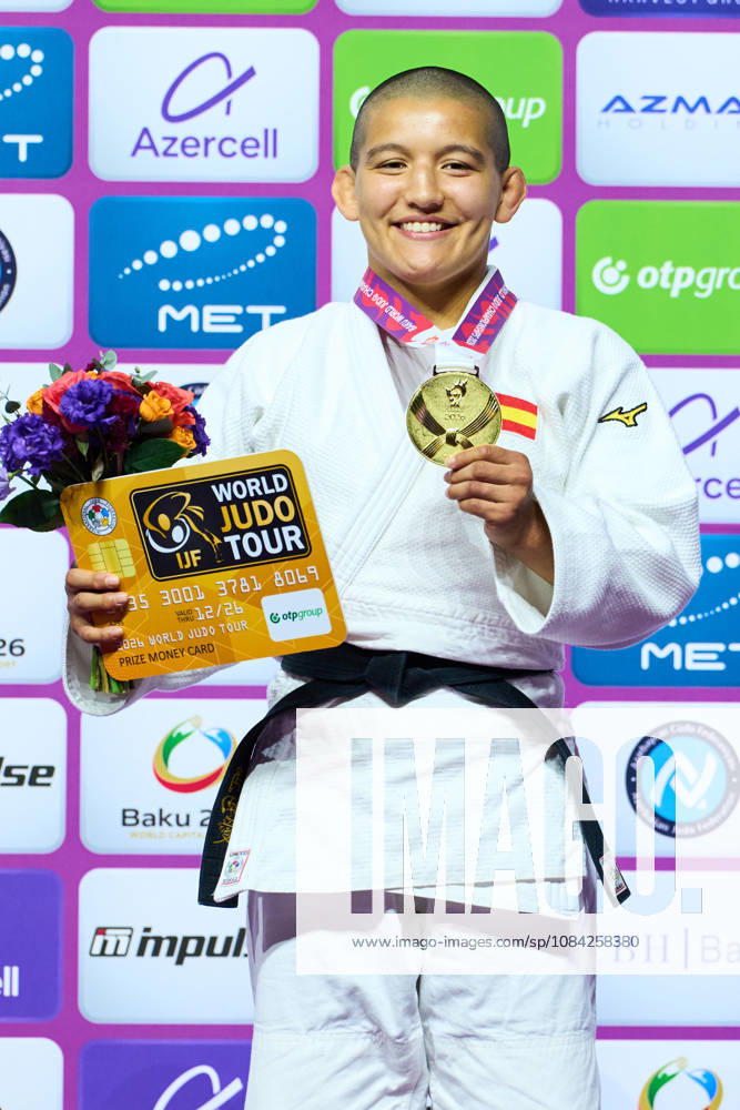 Tsunoda Roustant Ai (ESP), OCTOBER 8, 2026 -Judo : World Judo Championships BAKU2026 Women s -70kgMedal Ceremony at National Gymnastics Arena in Baku, Azerbaijan. aflo_354330829 KenxAsakurax