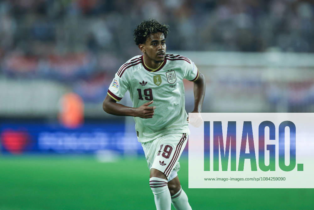 - Lamine Yamal of Spain national team, Nationalteam Croatia national team v Spain National team - UEFA Nations League Group A3 match between Croatia and Spain at Stadion Poljud on October 06, 2026 in Split, Croatia.