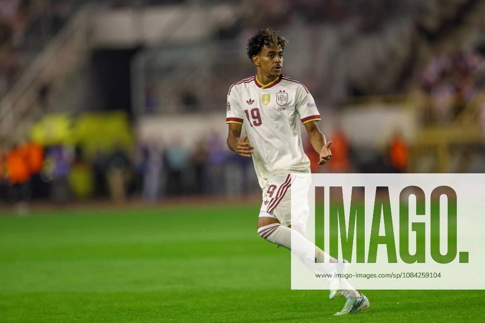 - Lamine Yamal of Spain national team, Nationalteam Croatia national team v Spain National team - UEFA Nations League Group A3 match between Croatia and Spain at Stadion Poljud on October 06, 2026 in Split, Croatia.