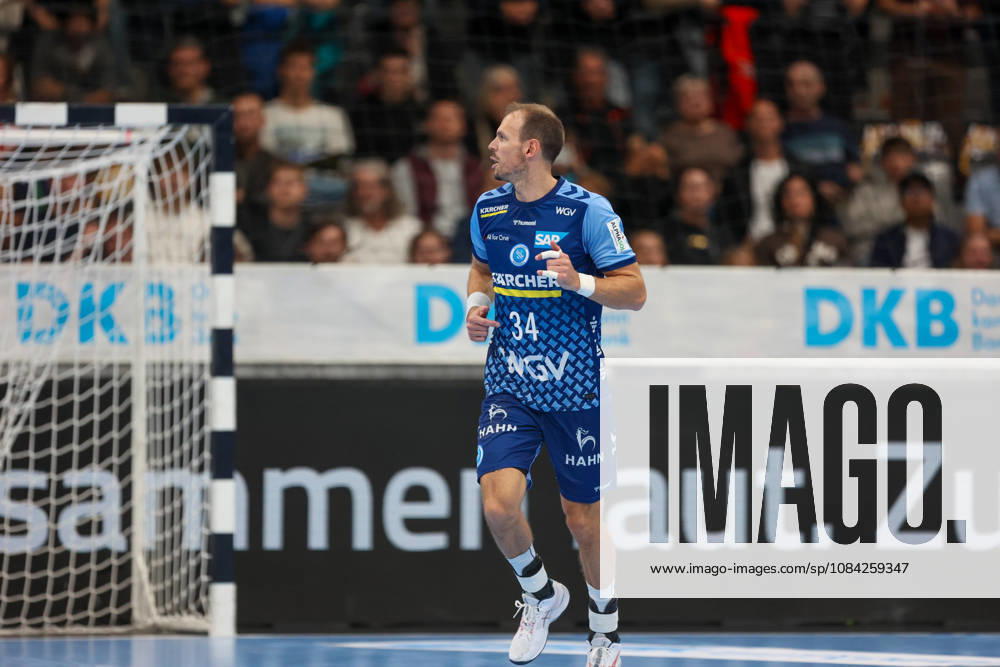 Kai Haefner, TVB Stuttgart, 34, GER, TVB Stuttgart vs. HSG Wetzlar, Handball, Opel Handball Bundesliga, Matchday 8, 2026–2027 Season, October 8, 2026 GER, TVB Stuttgart vs. HSG Wetzlar, Handball, Opel Handball Bundesliga, Matchday 8, 2026–2027 season, October 8, 2026 Stuttgart