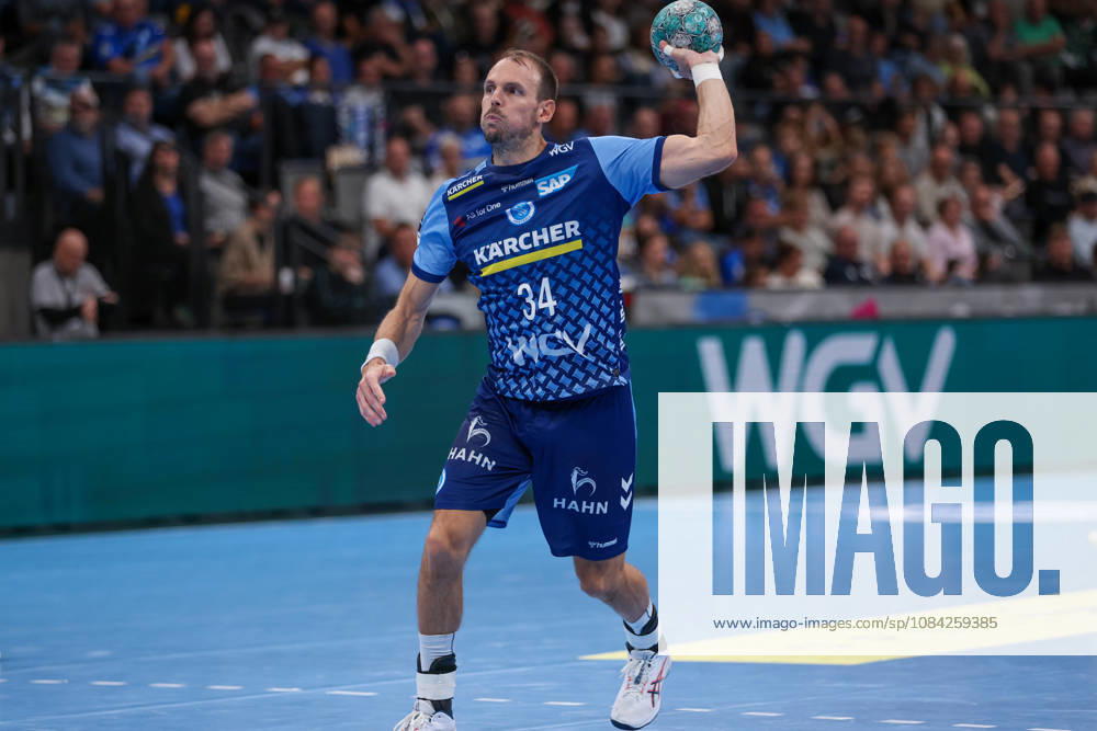 Kai Haefner, TVB Stuttgart, 34, GER, TVB Stuttgart vs. HSG Wetzlar, Handball, Opel Handball Bundesliga, Matchday 8, 2026–2027 Season, October 8, 2026 GER, TVB Stuttgart vs. HSG Wetzlar, Handball, Opel Handball Bundesliga, Matchday 8, 2026–2027 season, October 8, 2026 Stuttgart