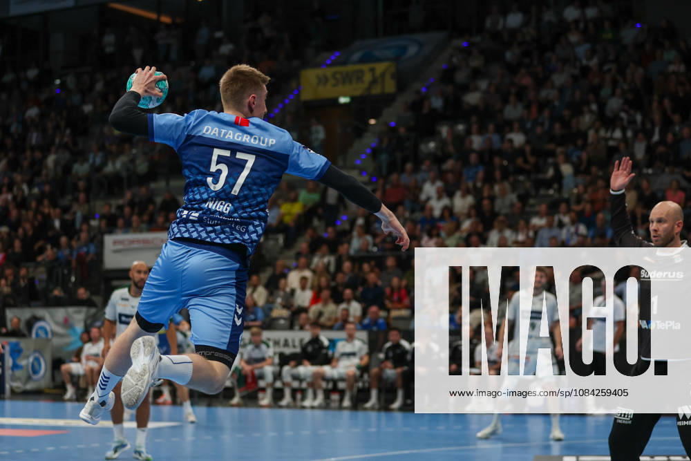 Jakob Nigg, TVB Stuttgart, 57 GER, TVB Stuttgart vs. HSG Wetzlar, Handball, Opel Handball Bundesliga, Matchday 8, 2026–2027 Season, October 8, 2026 GER, TVB Stuttgart vs. HSG Wetzlar, Handball, Opel Handball Bundesliga, Matchday 8, 2026–2027 season, October 8, 2026 Stuttgart