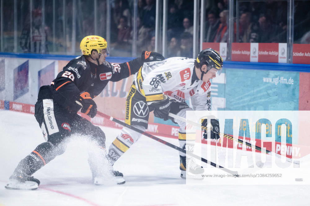 Luca Hauf, Krefeld Pinguine, 85 GER, Loewen Frankfurt vs. Krefeld Pinguine, Ice Hockey, PENNY DEL, Matchday 7, 2026–2027 Season, October 8, 2026 GER, Loewen Frankfurt vs. Krefeld Pinguine, Ice Hockey, PENNY DEL, Matchday 7, 2026–2027 Season, October 8, 2026 Frankfurt am Main