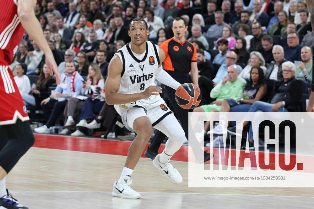 Wendell Moore, Virtus Bologna, 08, GER, FC Bayern Basketball vs. Virtus Bologna, Basketball, EuroLeague, Matchday 4, 2026–2027 Season, October 8, 2026, GER, FC Bayern Basketball vs. Virtus Bologna, Basketball, EuroLeague, Round 4, 2026–2027 Season, October 8, 2026, Munich