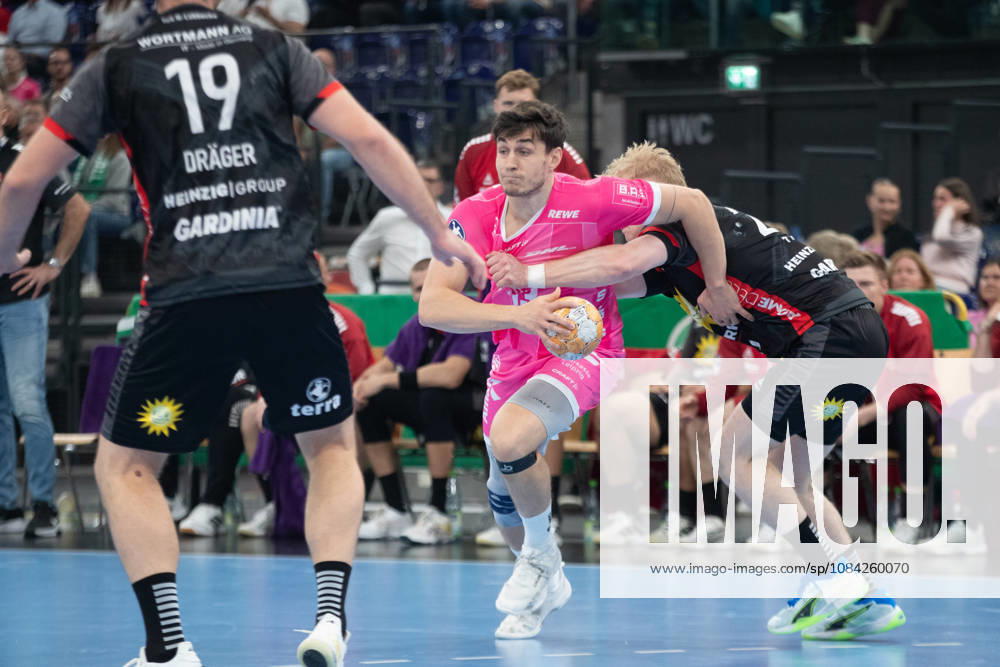 Handball, HBL2: SC DHfK Leipzig vs. TuS N Lübbecke, October 8, 2026; Matej Klima 13; SC DHfK Leipzig prevails. Handball, 2nd Bundesliga, 2026–2027 season, Matchday 7: SC DHfK Leipzig vs. TuS N Lübbecke on October 8, 2026, at the Quarterback Immobilien Arena Leipzig