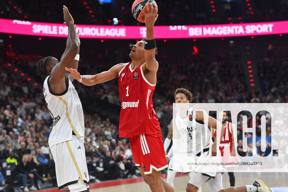 Oscar DA SILVA FCB, Action, One-on-One Against Allou DIARRA, Bologna Basketball EuroLeague, 2026–2027 Season, FC Bayern Munich vs. Virtus Bologna on October 8, 2026, S A P G A R D EN