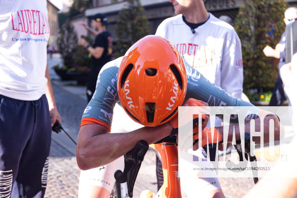 110th Gran Piemonte - Finish Dorian Godon of Netcompany Ineos wins the 110th Gran Piemonte, a 181km stage from Asti to Bra, in Italy, on October 8, 2026. Bra Italy
