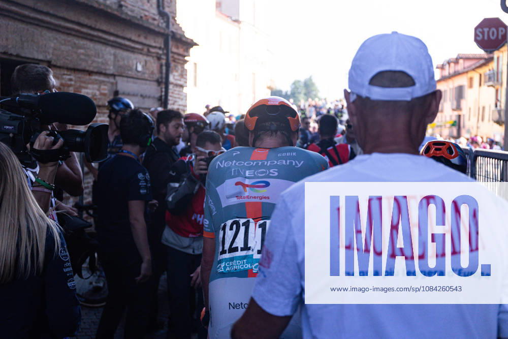 110th Gran Piemonte - Finish Dorian Godon of Netcompany Ineos wins the 110th Gran Piemonte, a 181km stage from Asti to Bra, in Italy, on October 8, 2026. Bra Italy