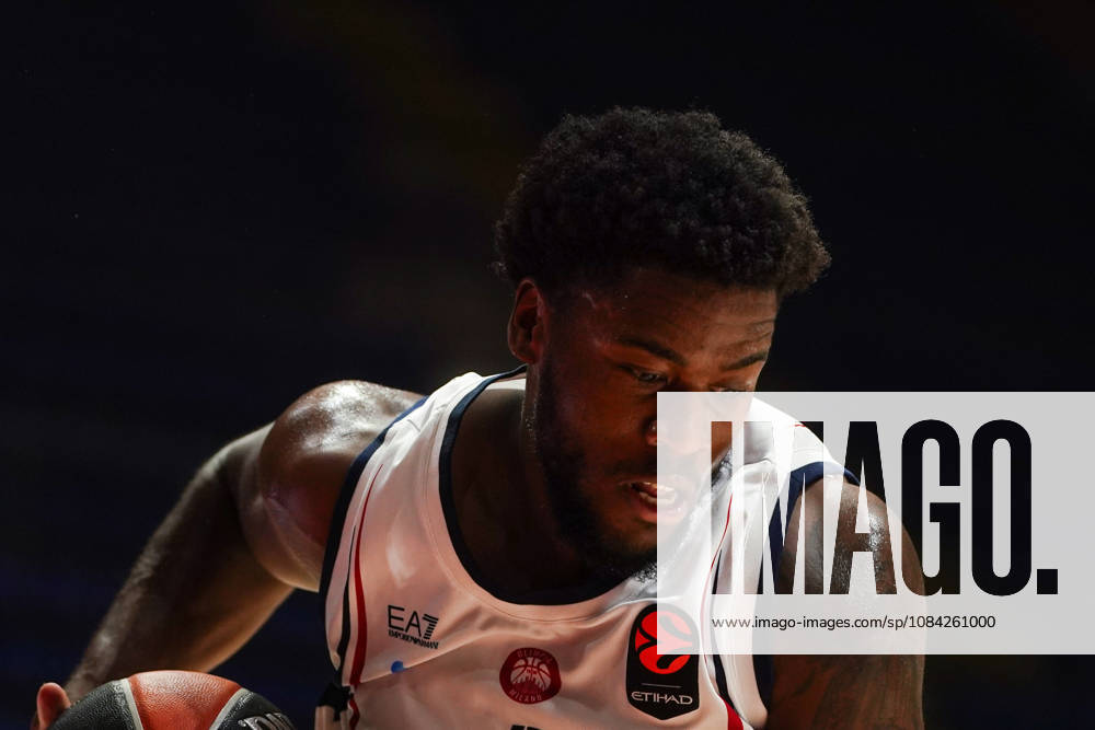 2026108, Belgrade, Serbia - Maccabi Rapyd Tel Aviv and Armani Olimpia Milan play a EuroLeague basketball game at the Aleksandar Nikolic Hall. WRIGHT MOSES in action. Belgrade Serbia - ZUMAd223 20261008_zip_d223_011