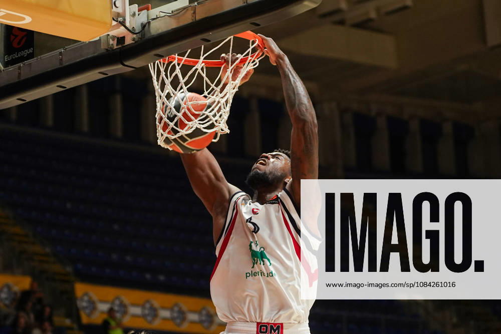 2026108, Belgrade, Serbia - Maccabi Rapyd Tel Aviv and Armani Olimpia Milan play a EuroLeague basketball game at the Aleksandar Nikolic Hall. WRIGHT MOSES in action. Belgrade Serbia - ZUMAd223 20261008_zip_d223_015