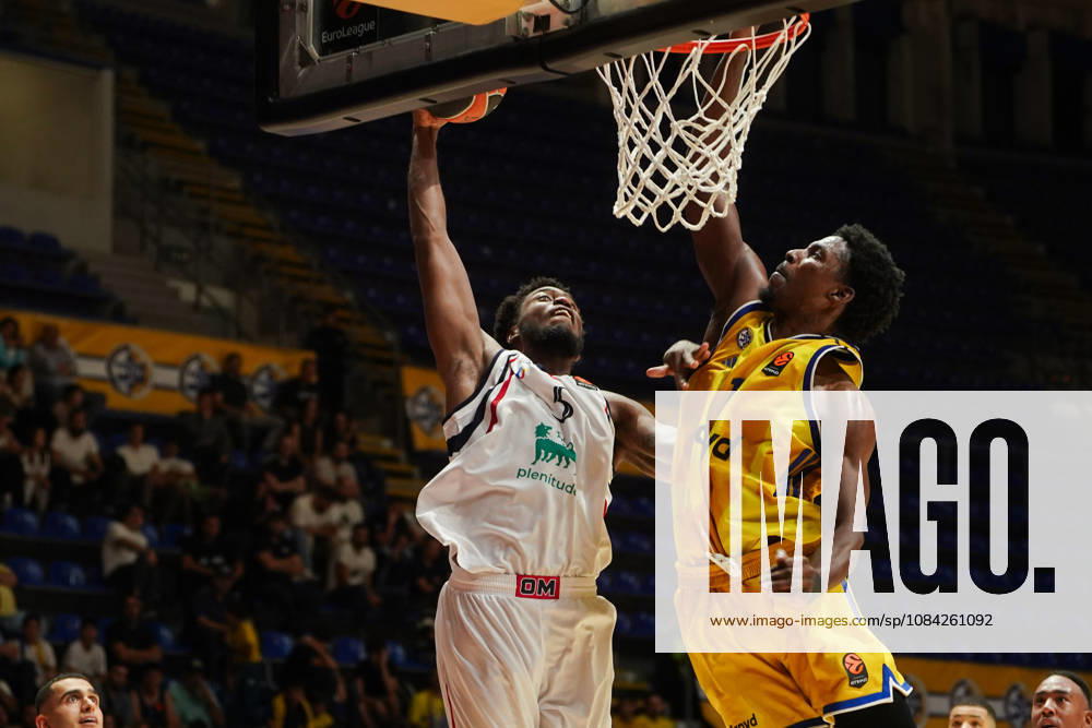 2026108, Belgrade, Serbia - Maccabi Rapyd Tel Aviv and Armani Olimpia Milan play a EuroLeague basketball game at the Aleksandar Nikolic Hall. WRIGHT MOSES in action. Belgrade Serbia - ZUMAd223 20261008_zip_d223_028