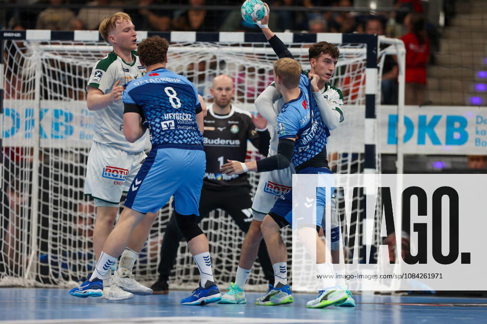 Torben Matzken, TVB Stuttgart, 22 GER, TVB Stuttgart vs. HSG Wetzlar, Handball, Opel Handball Bundesliga, Matchday 8, 2026–2027 Season, October 8, 2026 GER, TVB Stuttgart vs. HSG Wetzlar, Handball, Opel Handball Bundesliga, Matchday 8, 2026–2027 season, October 8, 2026 Stuttgart