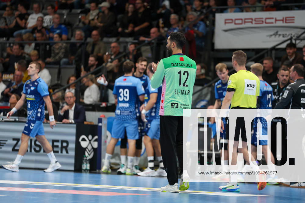 Mohamed El Tayar TVB Stuttgart, 12 GER, TVB Stuttgart vs. HSG Wetzlar, Handball, Opel Handball Bundesliga, Matchday 8, 2026–2027 Season, October 8, 2026 GER, TVB Stuttgart vs. HSG Wetzlar, Handball, Opel Handball Bundesliga, Matchday 8, 2026–2027 season, October 8, 2026 Stuttgart