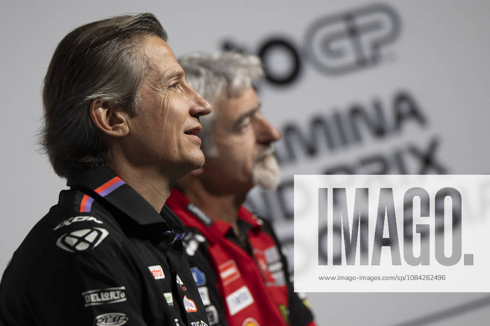 MOTO - MOTO GP - GRAND PRIX OF INDONESIA 2026 Rivola Massimo (ita), CEO Aprilia Racing, portrait with Dall Igna Luigi (ita), General Manager of Ducati Corse, presse conference during the 2026 MotoGP Pertamina Grand Prix of Indonesia on the Mandalika circuit from October 9 to 11, at West Nusa Tenggara, Indonesia - West Nusa TenggaraIndonesia