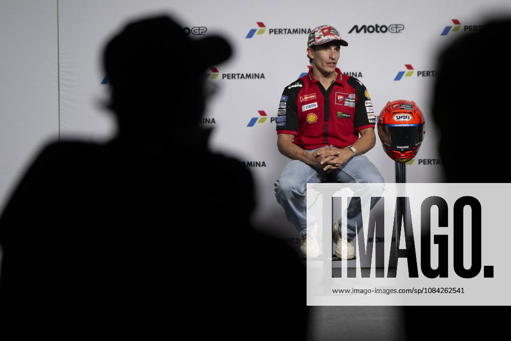 MOTO - MOTO GP - GRAND PRIX OF INDONESIA 2026 MARQUEZ Marc (spa), Ducati Lenovo Team, Ducati Desmosedici GP26, portrait, press conference, PK, Pressekonferenz during the 2026 MotoGP Pertamina Grand Prix of Indonesia on the Mandalika circuit from October 9 to 11, at West Nusa Tenggara, Indonesia - West Nusa TenggaraIndonesia
