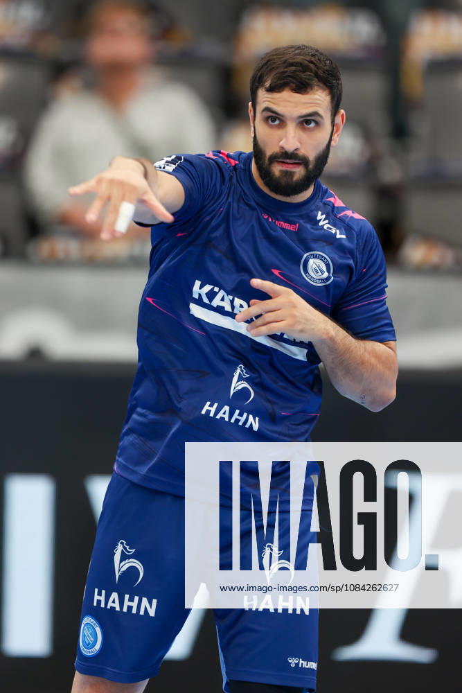 Mohamed Darmoul, TVB Stuttgart, 70 GER, TVB Stuttgart vs. HSG Wetzlar, Handball, Opel Handball Bundesliga, Matchday 8, 2026–2027 Season, October 8, 2026 GER, TVB Stuttgart vs. HSG Wetzlar, Handball, Opel Handball Bundesliga, Matchday 8, 2026–2027 season, October 8, 2026 Stuttgart