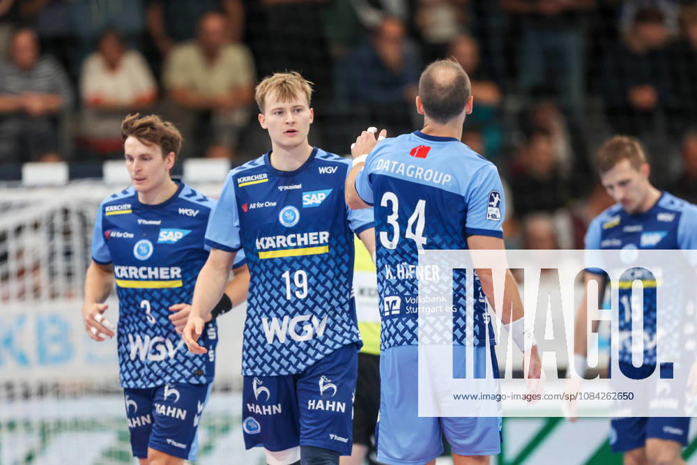 Linus Schmid, TVB Stuttgart, 19 GER, TVB Stuttgart vs. HSG Wetzlar, Handball, Opel Handball Bundesliga, Matchday 8, 2026–2027 Season, October 8, 2026 GER, TVB Stuttgart vs. HSG Wetzlar, Handball, Opel Handball Bundesliga, Matchday 8, 2026–2027 season, October 8, 2026 Stuttgart