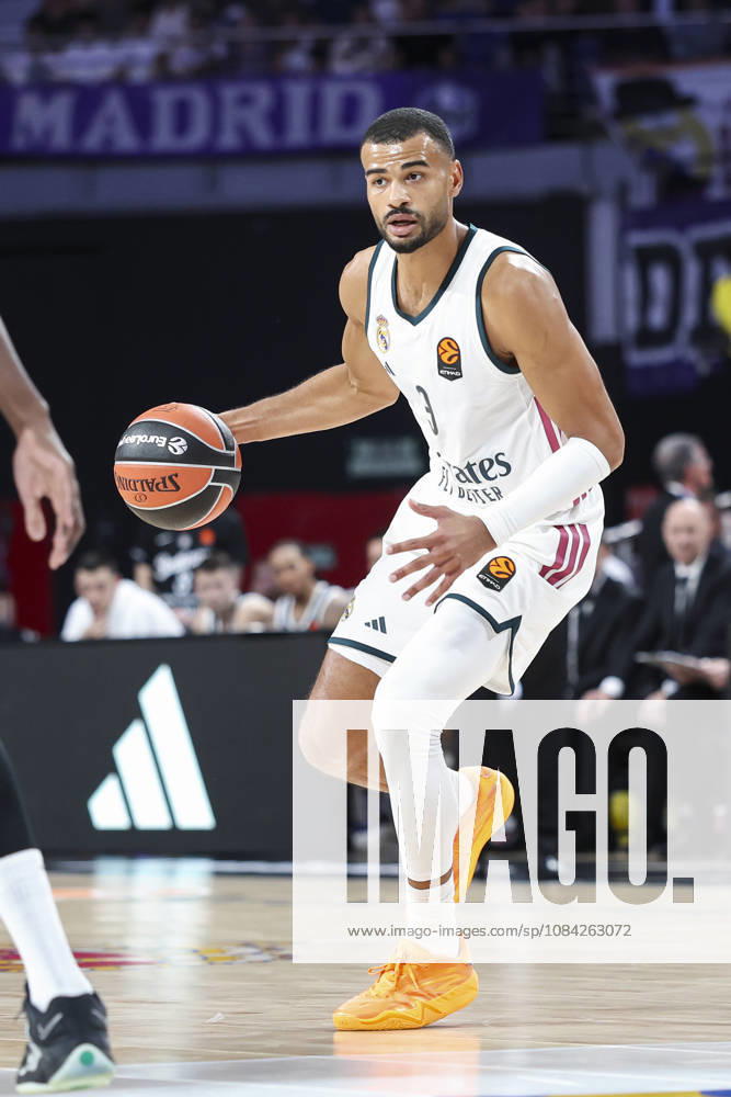 Timothe Luwawu-Cabarr Ot of Real Madrid in action during the Euroleague Basketball Regular Season Round 4 game between Real Madrid v Partizan Mozzart Bet Belgrade at Movistar Arena on October 08, 2026 in Madrid, Spain. Madrid Spain - ZUMAa181 20261008_zaa_a181_235