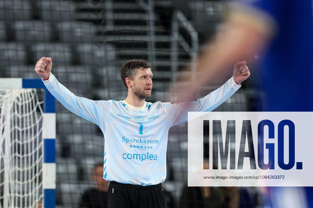 HC Zagreb v Aalborg Handbold - EHF Champions League Men Group Phase - Group C ZAGREB, CROATIA - OCTOBER 8: Niklas Landin of Aalborg Handbold reacts during the EHF Champions League match between HC Zagreb and Aalborg Handbold at Arena Zagreb on October 8, 2026 in Zagreb, Croatia. IgorxKralj PIXSELL