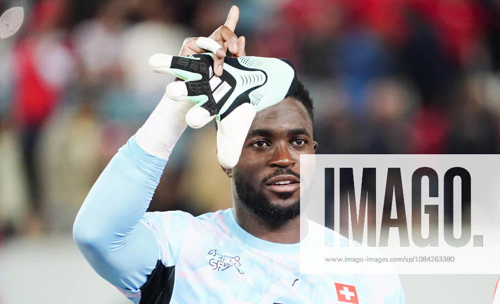 Lucerne, Switzerland, Thermoplan Arena, Men s Soccer, 2026–2027 Season, Nations League, Switzerland vs. North Macedonia, 3–0, Photo: Yvon Mvogo, Goalkeeper (SUI), Single Frame, Action