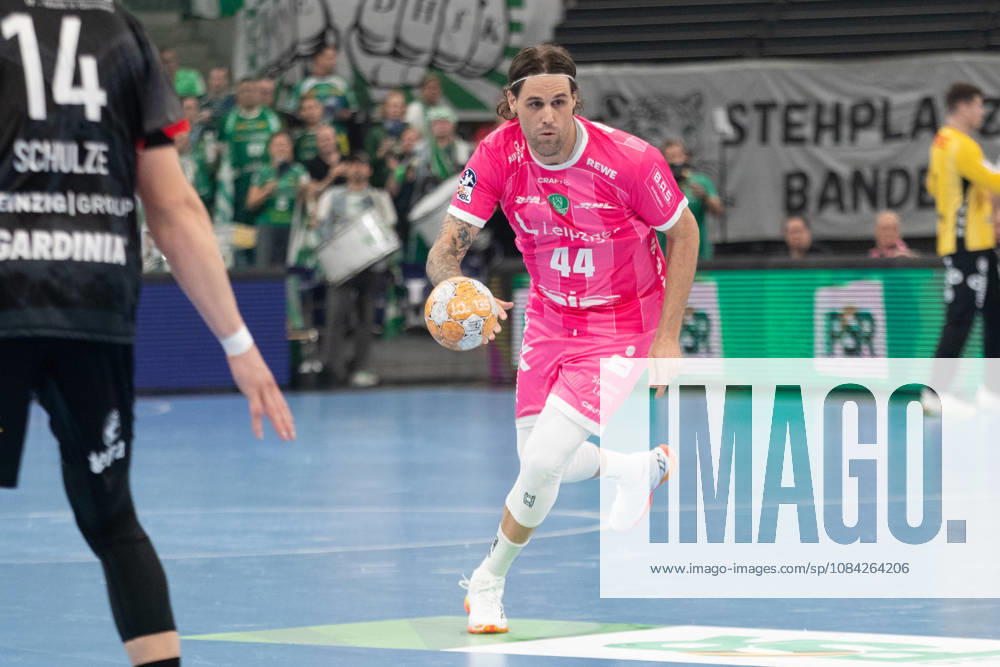 Handball, HBL2: SC DHfK Leipzig vs. TuS N Lübbecke, October 8, 2026; Dean Bombac 44, SC DHfK Leipzig; Handball, 2nd Bundesliga, 2026–2027 season, Matchday 7: SC DHfK Leipzig vs. TuS N Lübbecke on October 8, 2026, at the Quarterback Immobilien Arena Leipzig