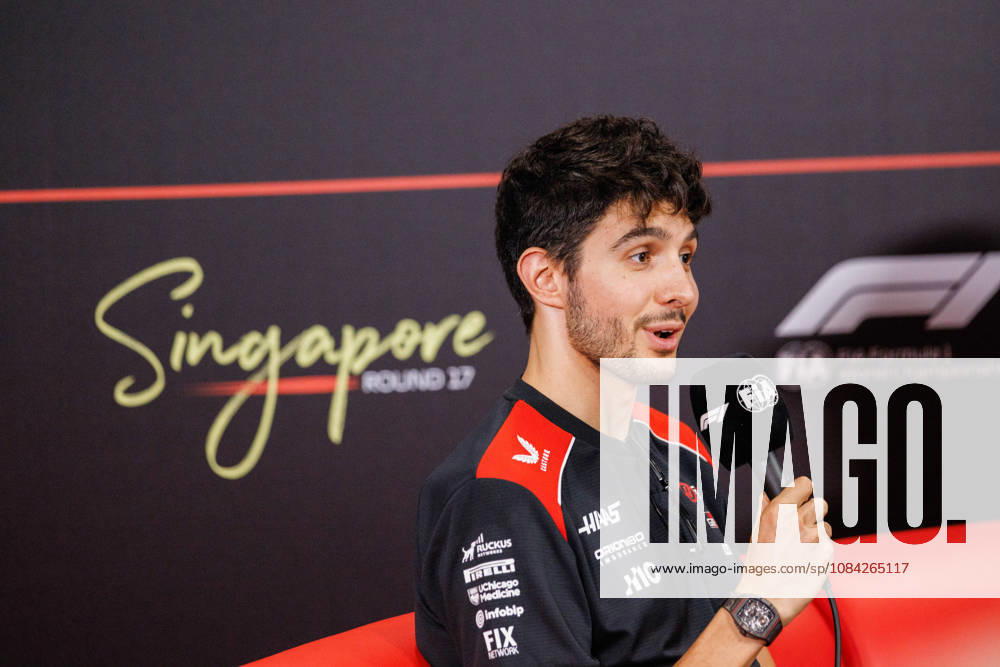 Esteban Ocon of France and the TGR Haas F1 Team seen during the drivers press conference, PK, Pressekonferenz ahead of the F1 Grand Prix of Singapore at the Marina Bay Street Circuit. Singapore Singapore - ZUMAs197 20261008_aaa_s197_130