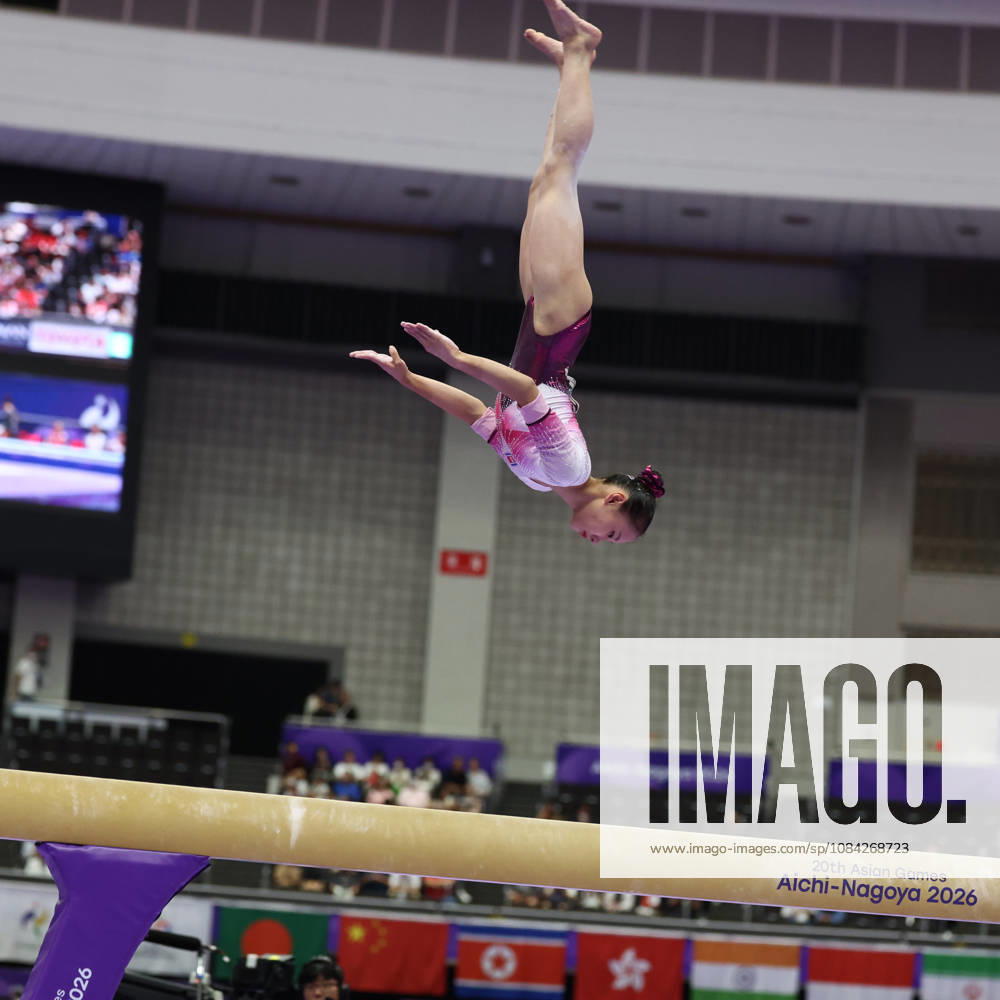 Asian Games 2026 Aichi-Nagoya, Japan HAN Yon Mi of PRK in action during Womens Artistic Gymnastics Team Final at the 20th Asian Games Aichi-Nagoya 2026. Aichi, Nagoya Nagoya General Gymnasysm, Rainbow Hall. Japan