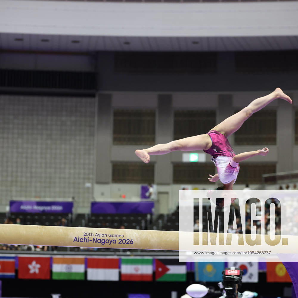 Asian Games 2026 Aichi-Nagoya, Japan HAN Yon Mi of PRK in action during Womens Artistic Gymnastics Team Final at the 20th Asian Games Aichi-Nagoya 2026. Aichi, Nagoya Nagoya General Gymnasysm, Rainbow Hall. Japan