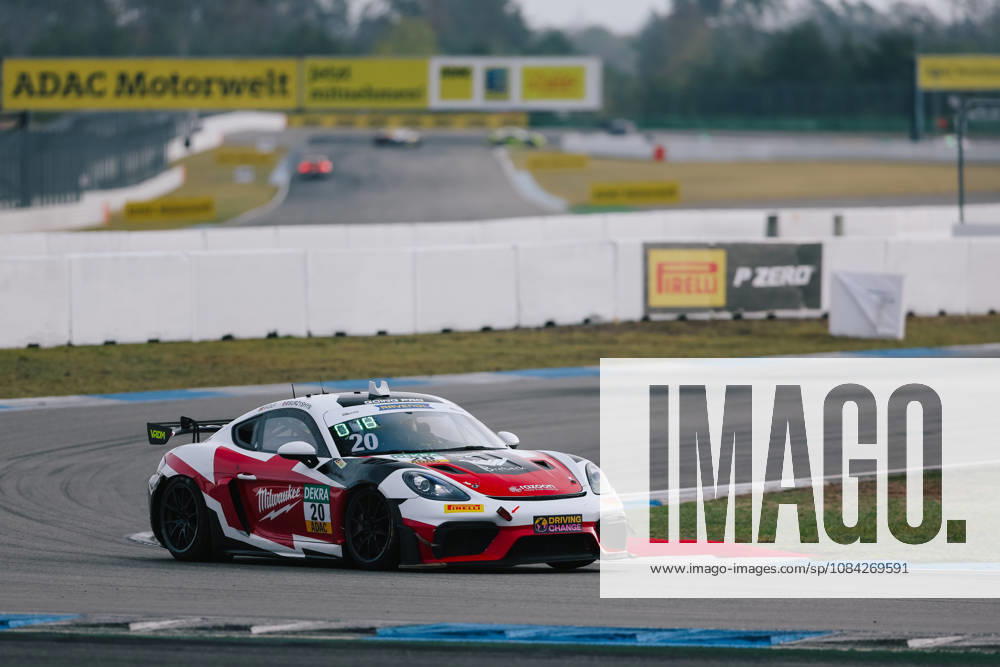 ADAC GT4 Germany, 11. + 12. Rennen Hockenheim 2026 20 Porsche 718 Cayman GT4 RS Clubsport, razoon - more than racing: Harald Huber, Jack James - picture by Gruppe C Photography Sachsenring Hockenheimring Bayern Germany