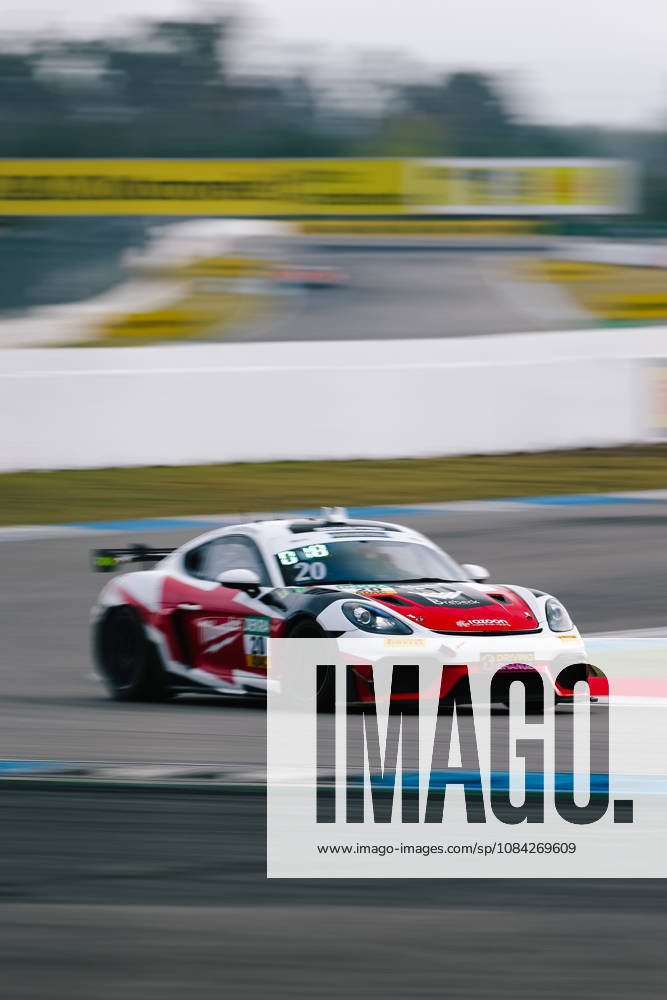 ADAC GT4 Germany, 11. + 12. Rennen Hockenheim 2026 20 Porsche 718 Cayman GT4 RS Clubsport, razoon - more than racing: Harald Huber, Jack James - picture by Gruppe C Photography Sachsenring Hockenheimring Bayern Germany