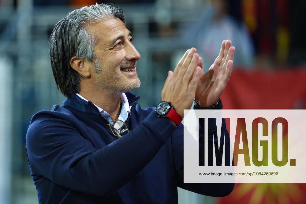Murat Yakin (Head Coach, Switzerland) during the UEFA Nations League match between Switzerland and North Macedonia at thermoplan arena on October 6, 2026 in Lucerne, Switzerland.